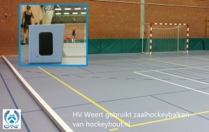 houten zaalhockeybalk